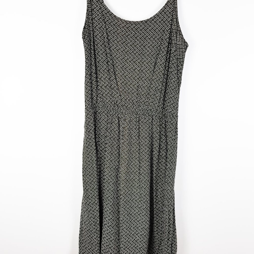 OLD NAVY Spaghetti Strap Black & White Dress